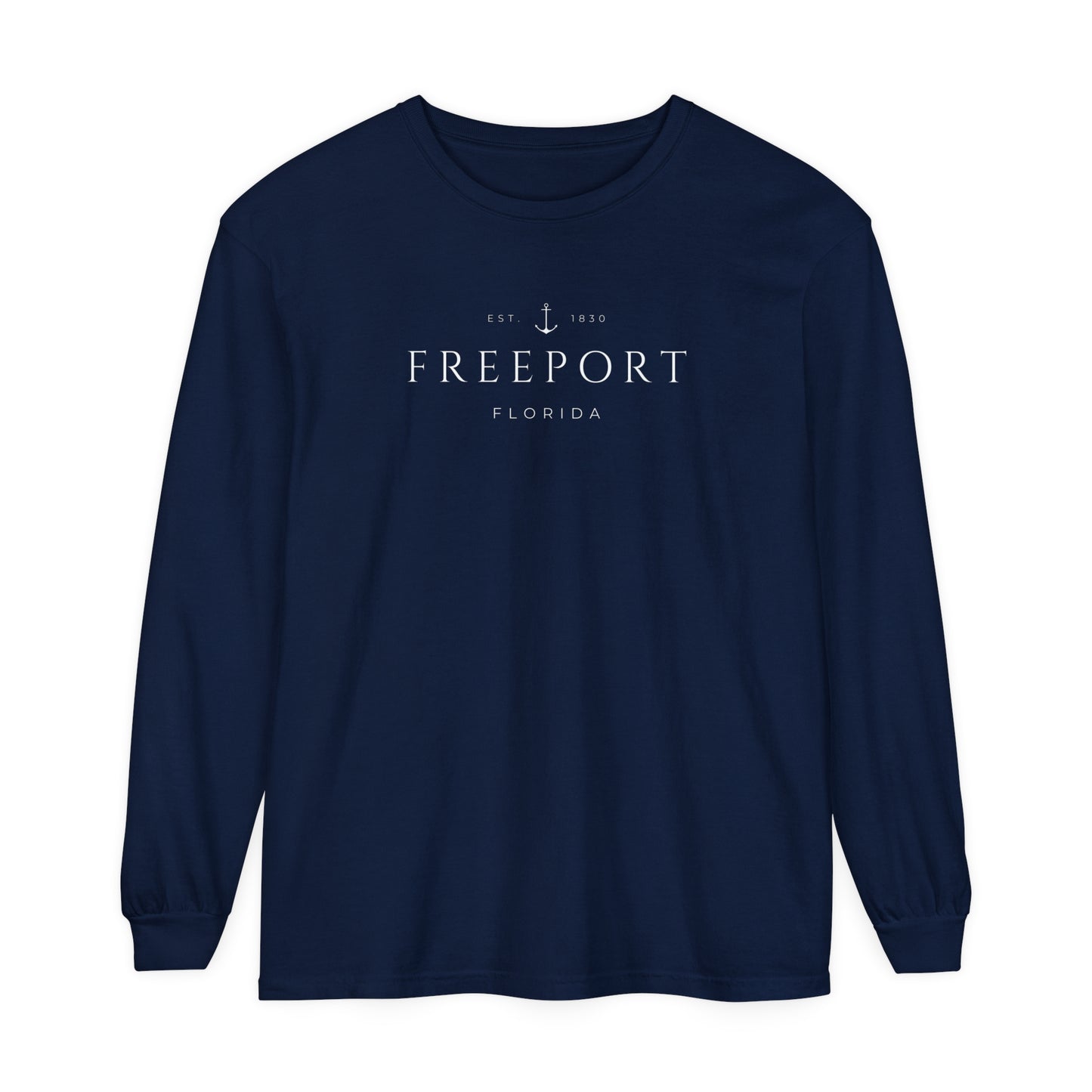 Navy | Long Sleeve Unisex Tee